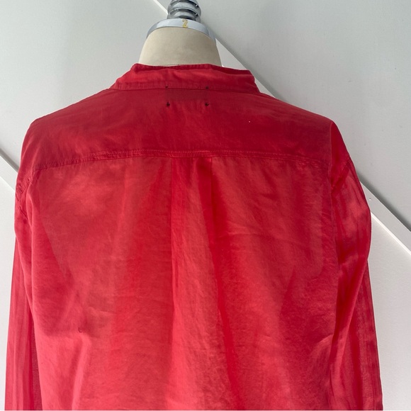 Forte Forte Collarless Long Sleeved Blouse - 3 - Picture 8 of 12